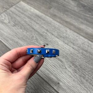 New Rustic Cuff Blue Studded Bracelet